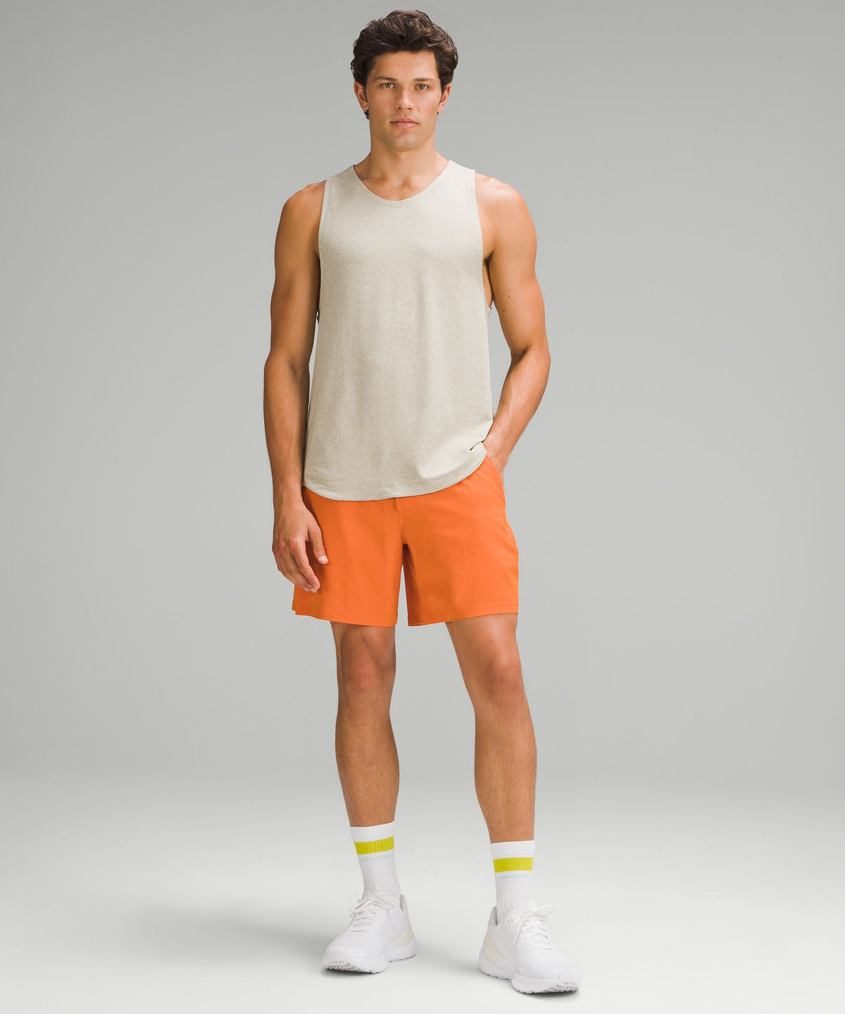 Heathered Compass Khaki