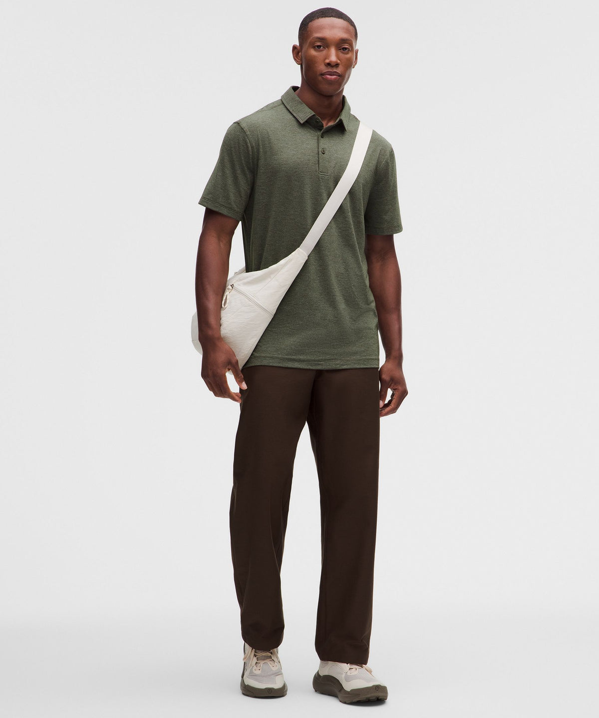 Heathered Olive Brown