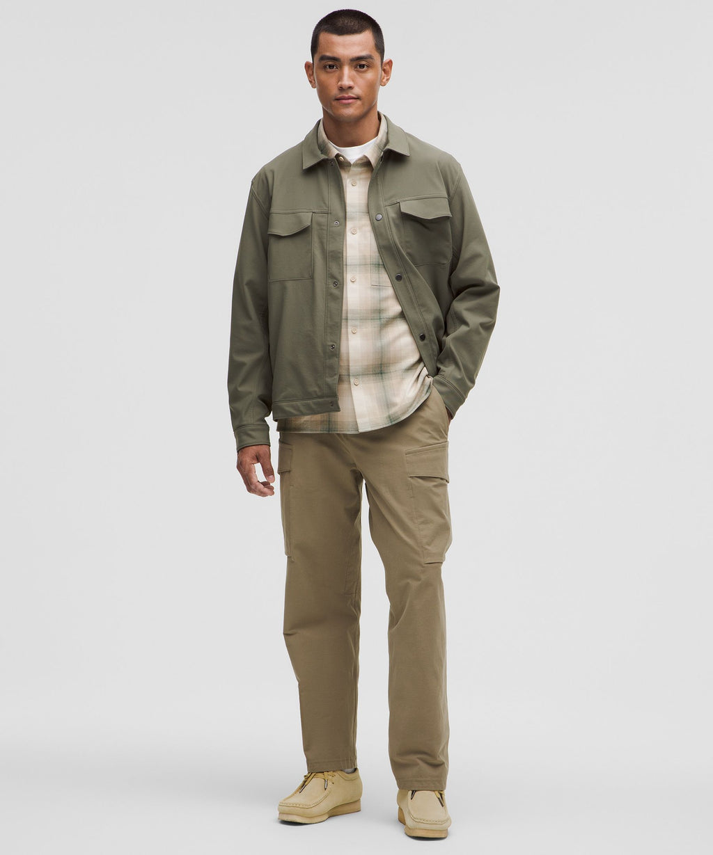 Vista Plaid Mojave Tan Dark Forest