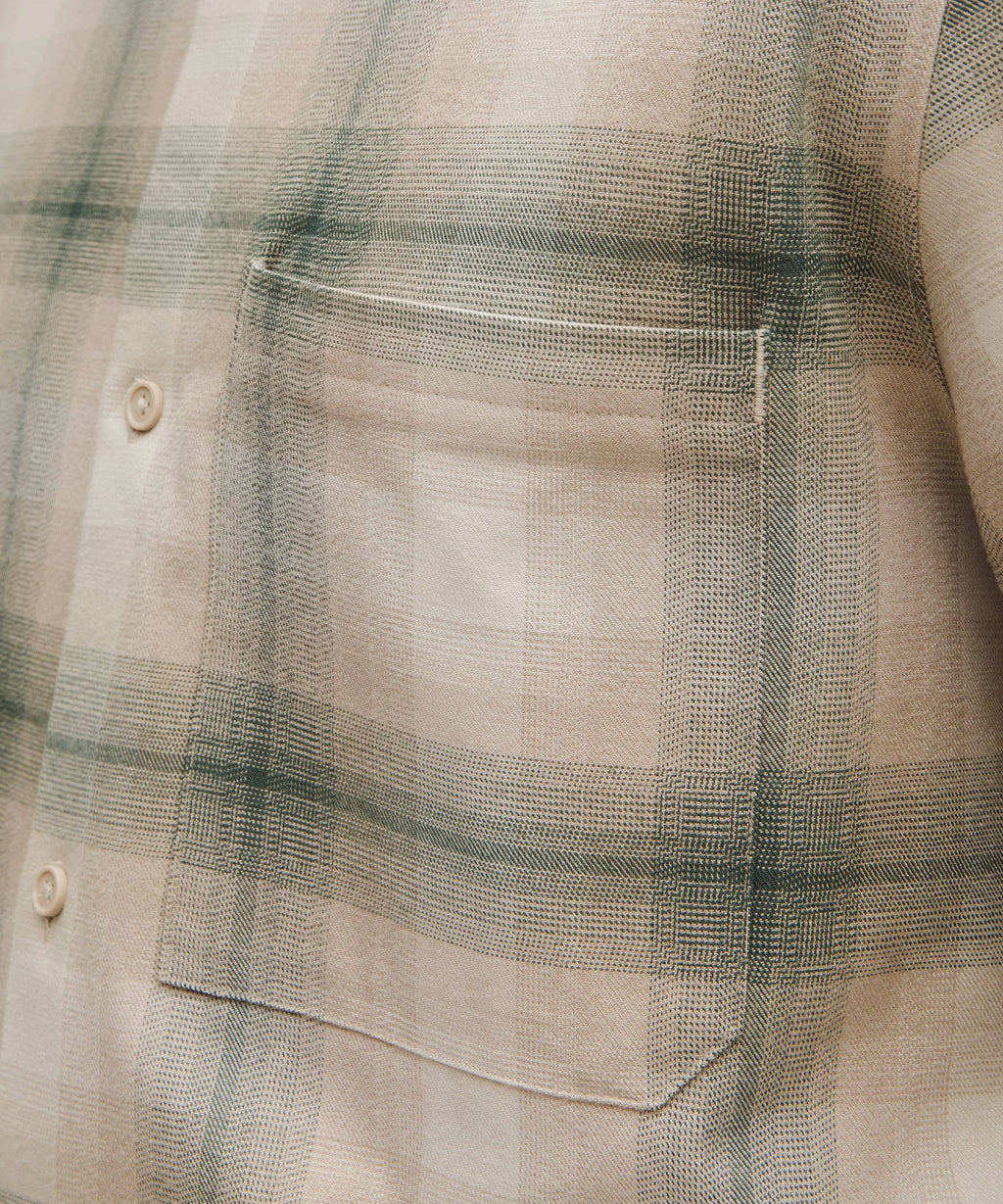 Vista Plaid Mojave Tan Dark Forest