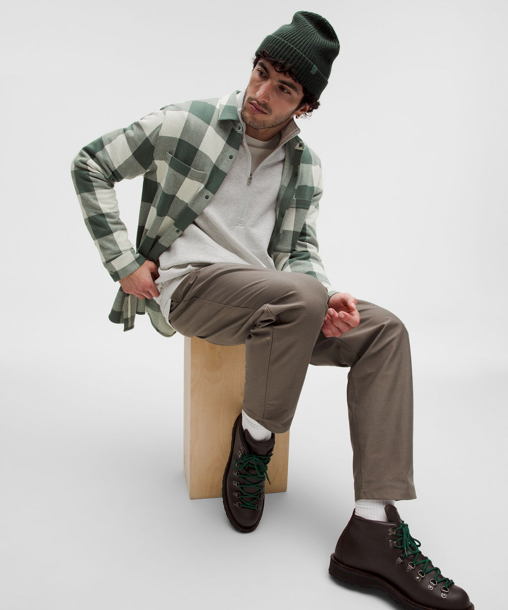 Check Plaid Dark Forest Bone
