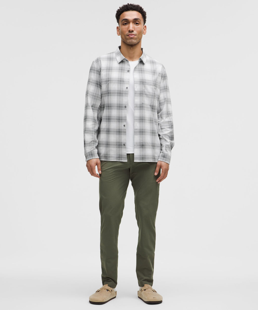 Fusion Plaid Asphalt Grey White