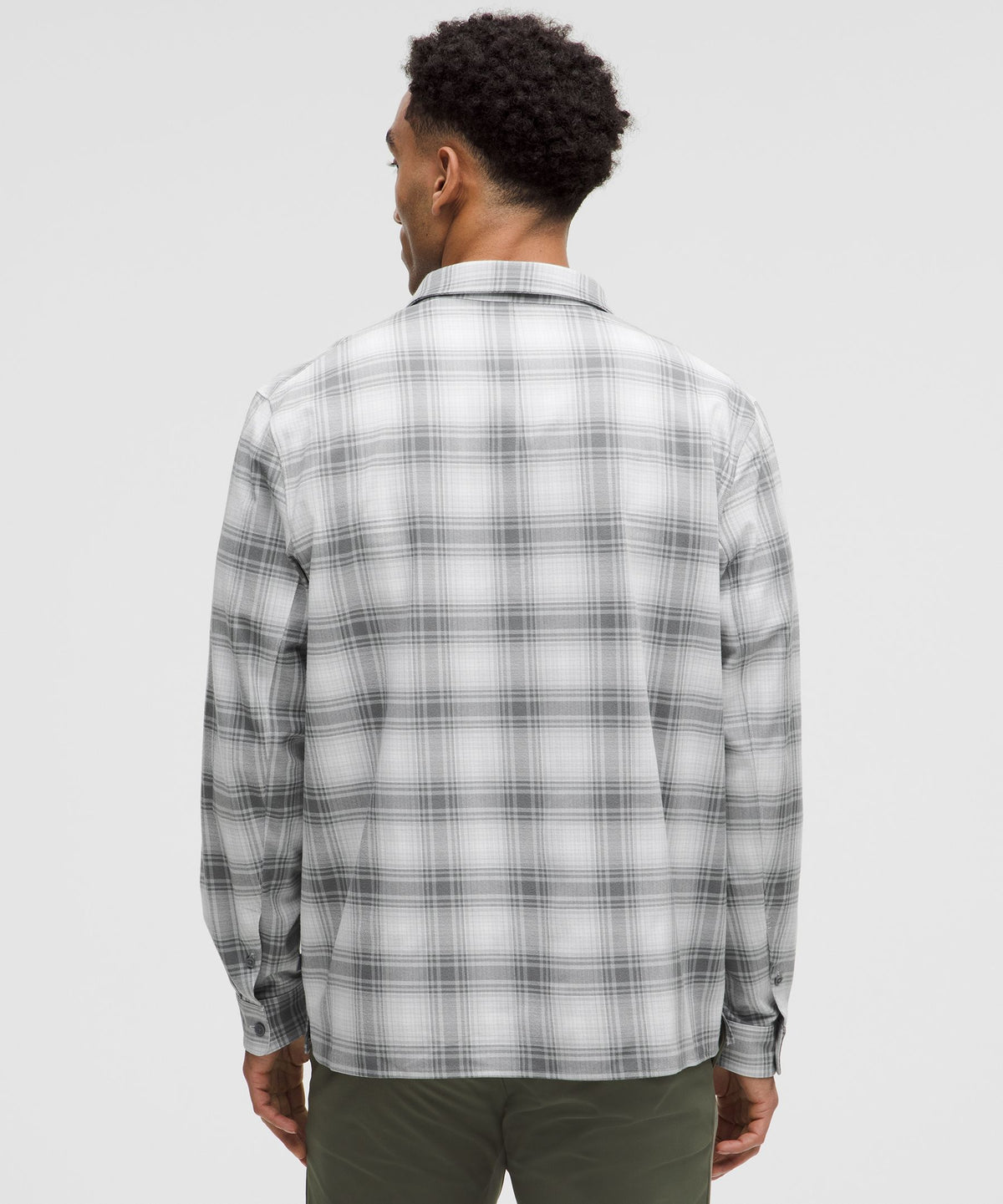 Fusion Plaid Asphalt Grey White