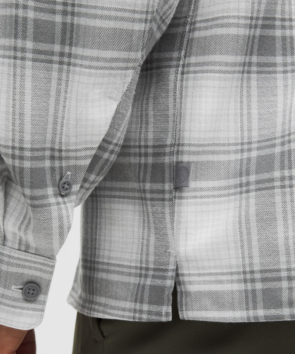 Fusion Plaid Asphalt Grey White