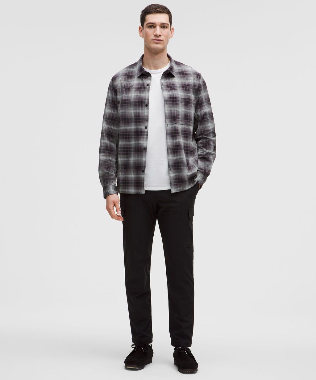 Fusion Plaid Black Silver Drop