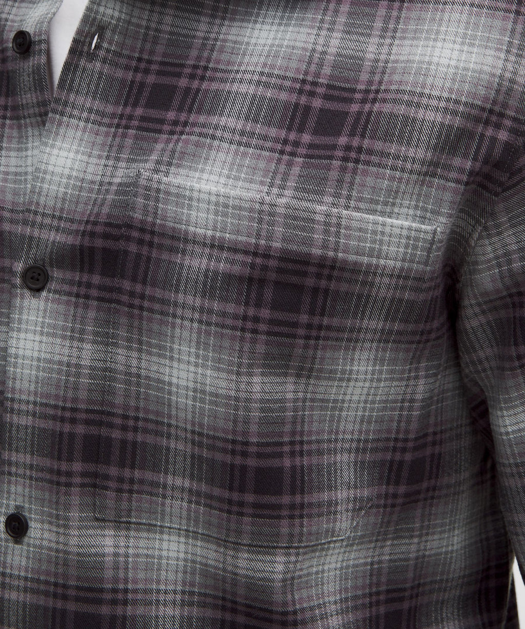 Fusion Plaid Black Silver Drop