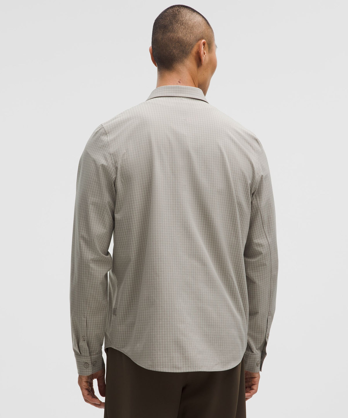 Double Grid Riverstone Heathered Warm Ash Grey