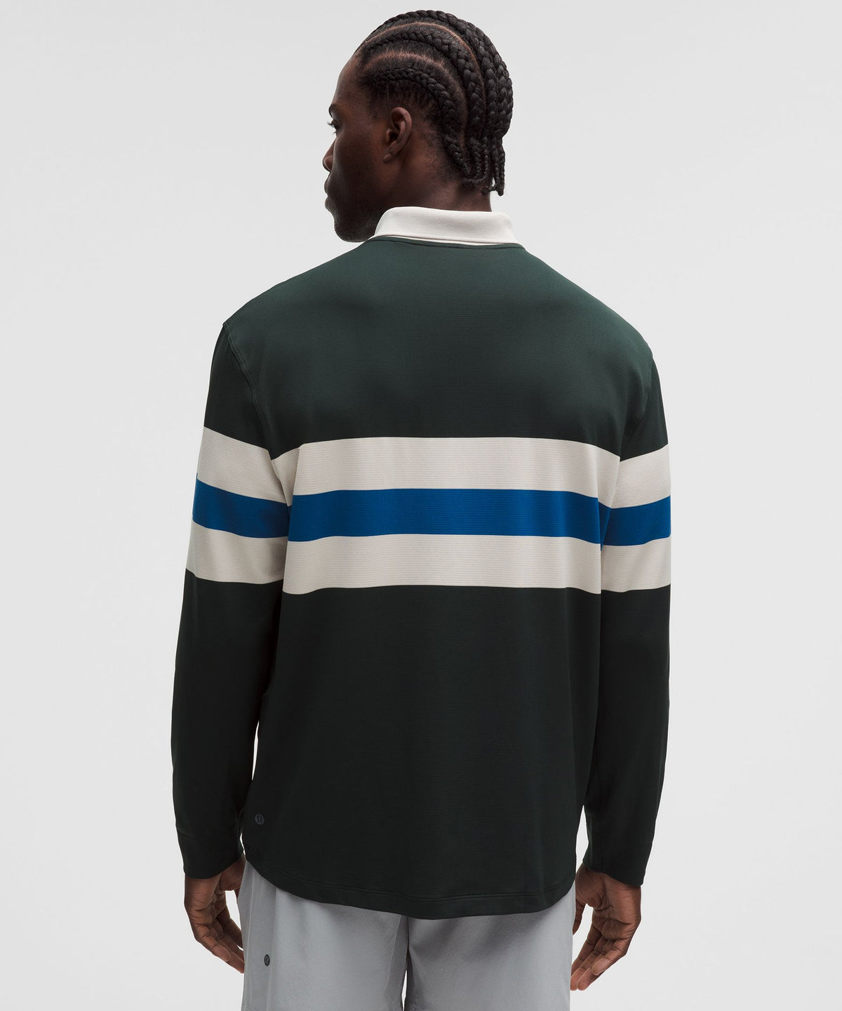 Varsity Stripe Rainforest Green/Light Ivory/Clubhouse Blue