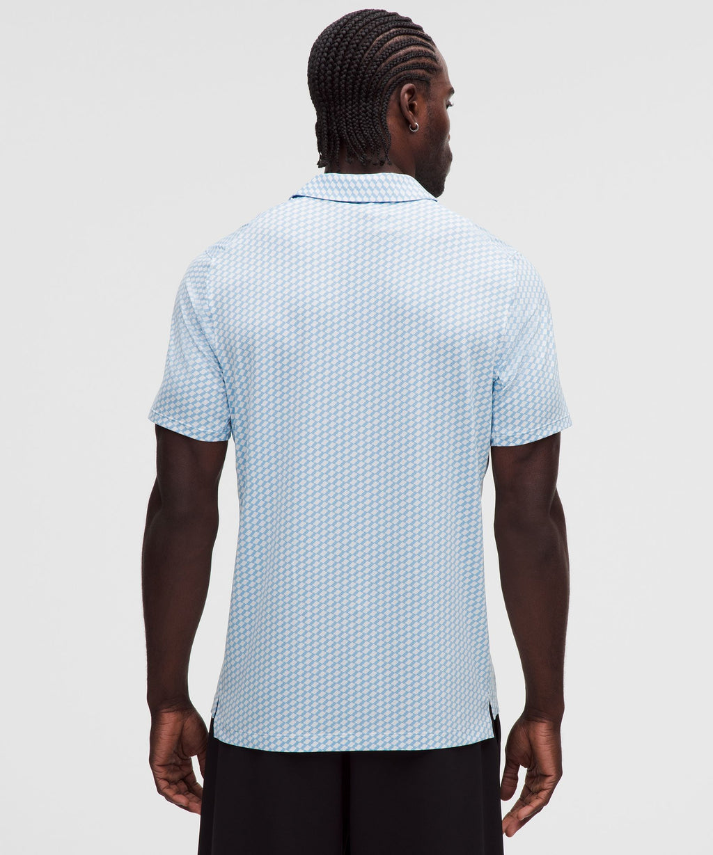 Mosaic Geo White Dreamy Blue