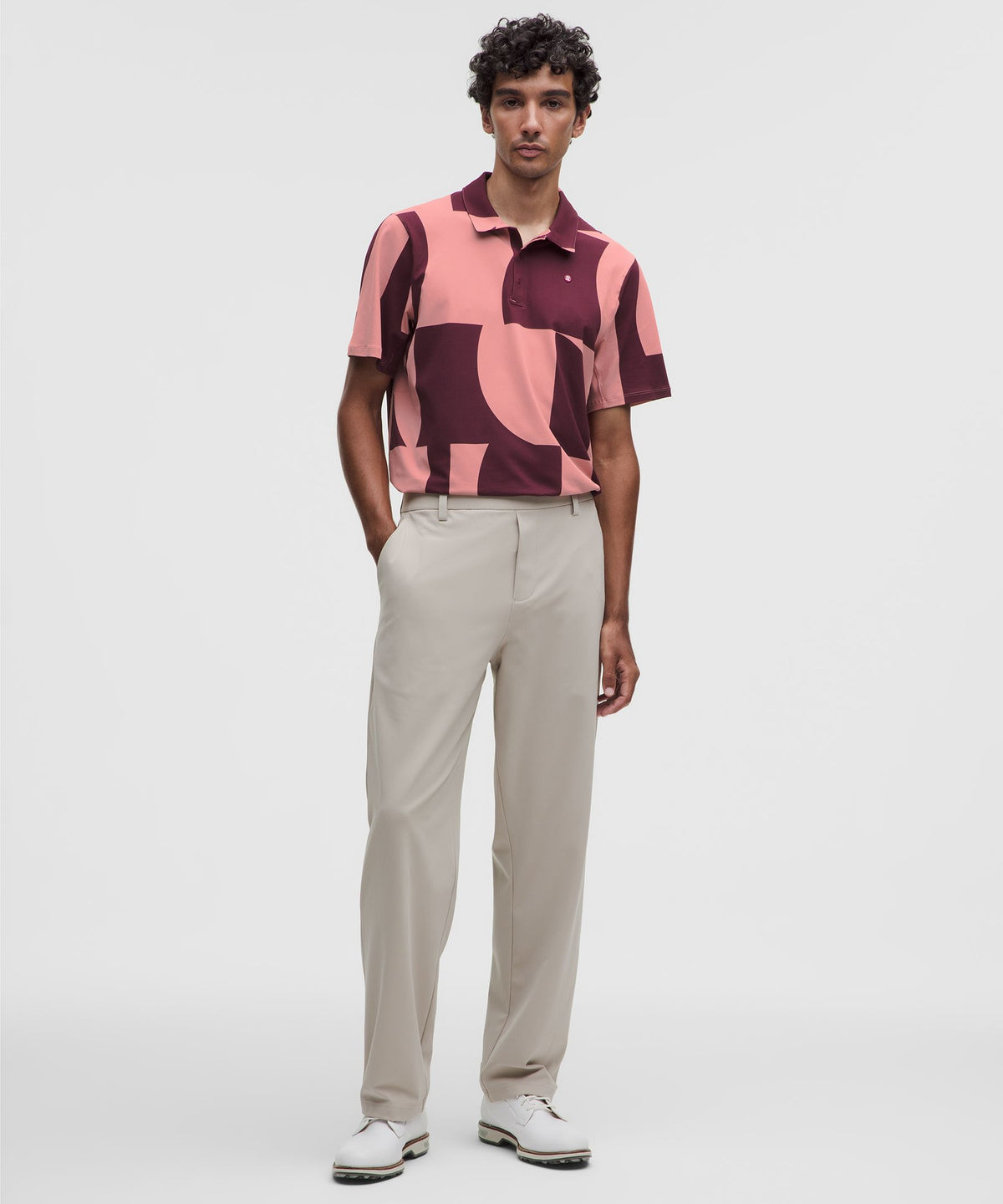 Lido Geo Max Pink Parade Burgundy Bay
