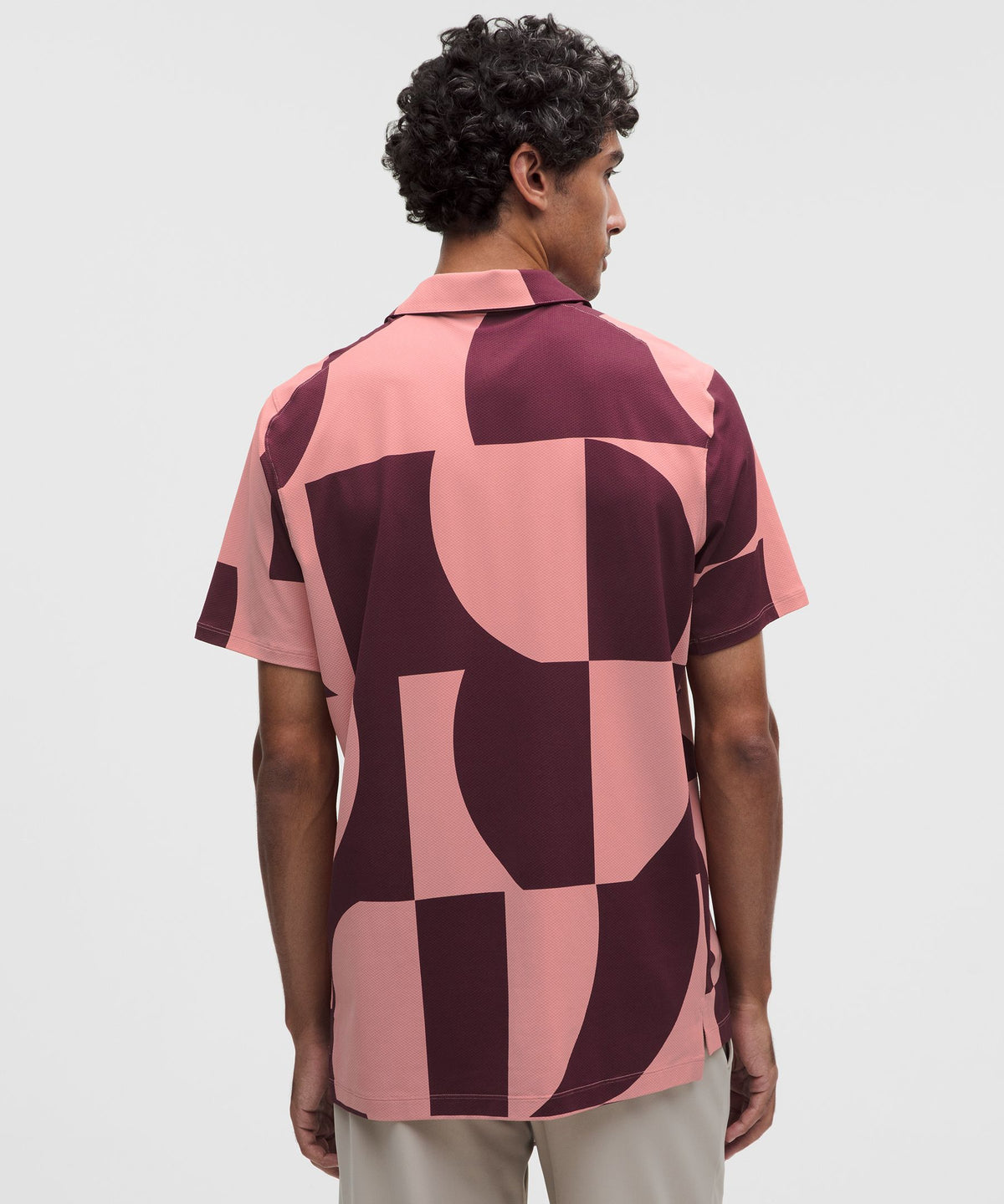 Lido Geo Max Pink Parade Burgundy Bay