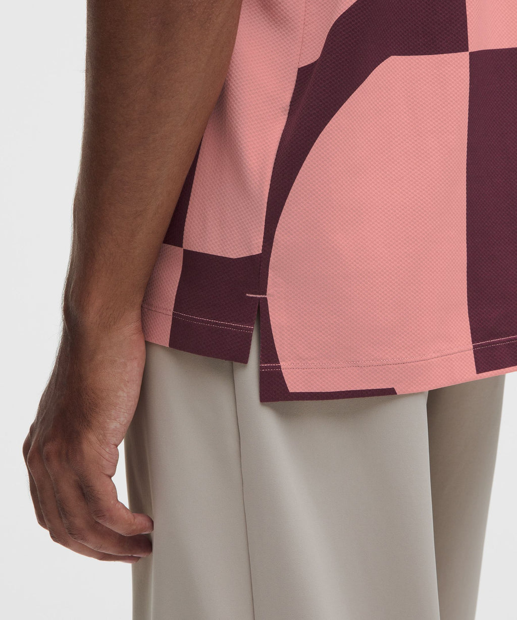 Lido Geo Max Pink Parade Burgundy Bay