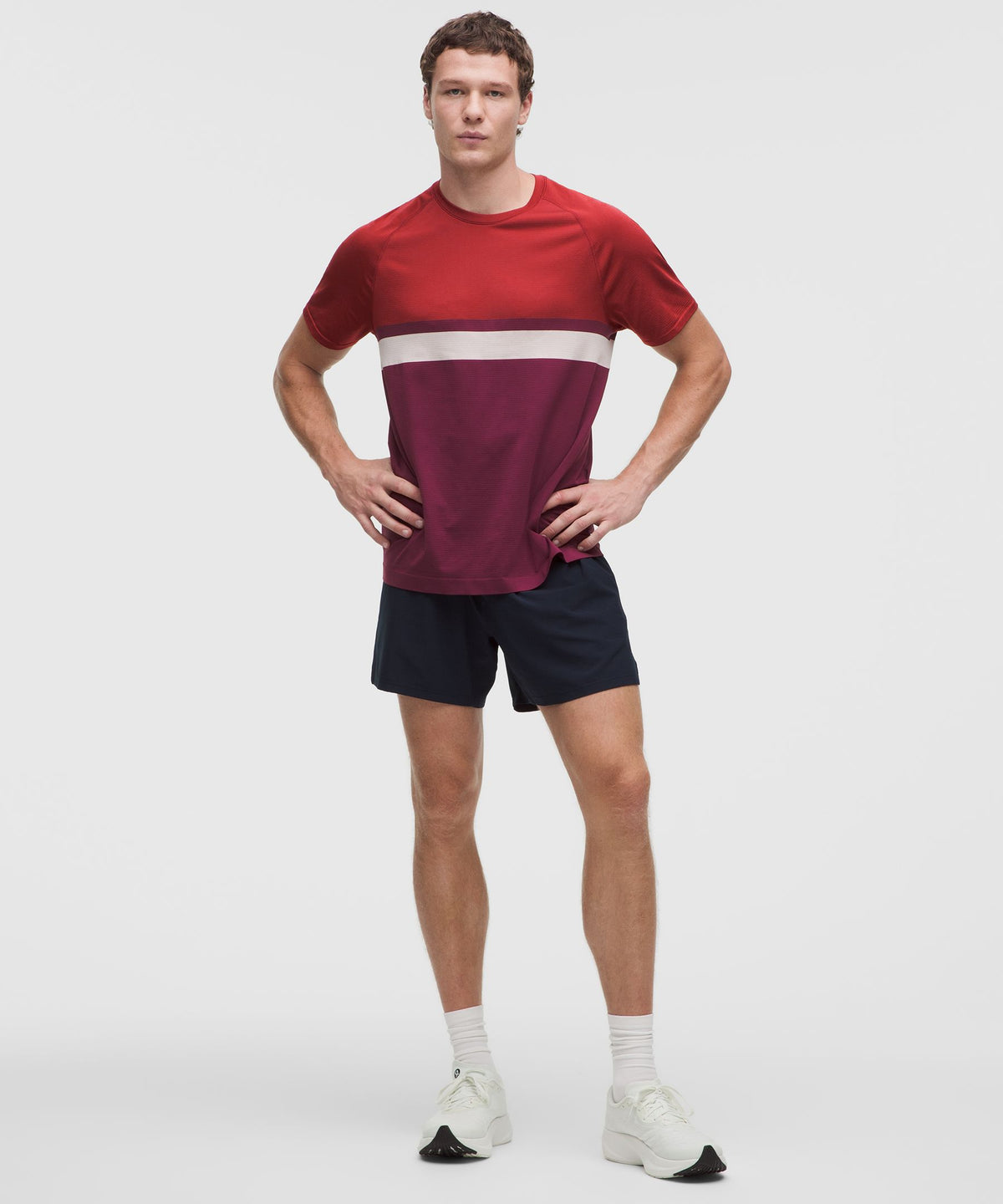 Rocket Red/Light Ivory/Burgundy Bay
