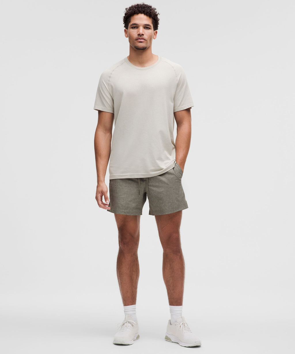Diamond Texture Print Army Green Multi