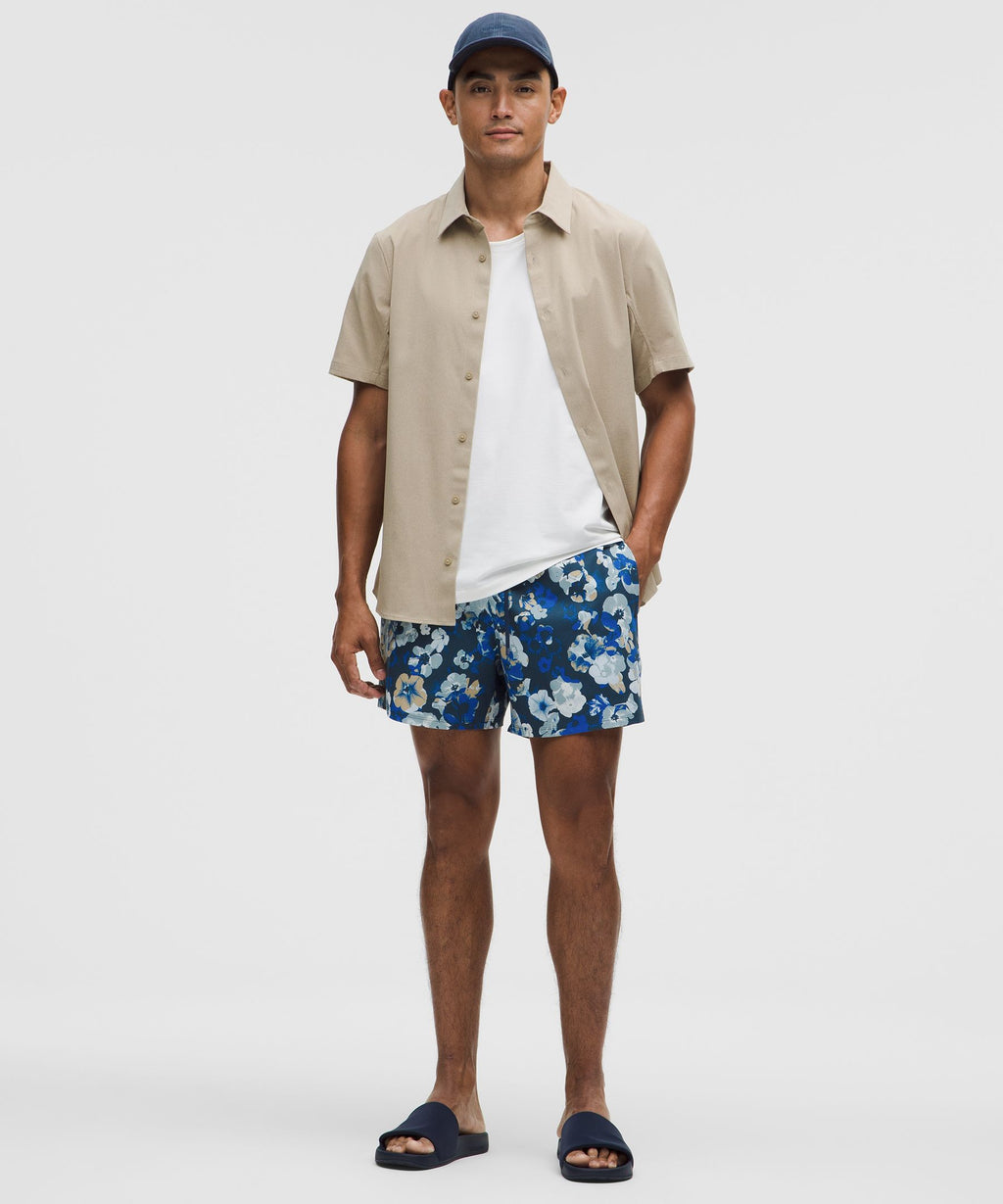 Graphic Hibiscus Club Blue Multi