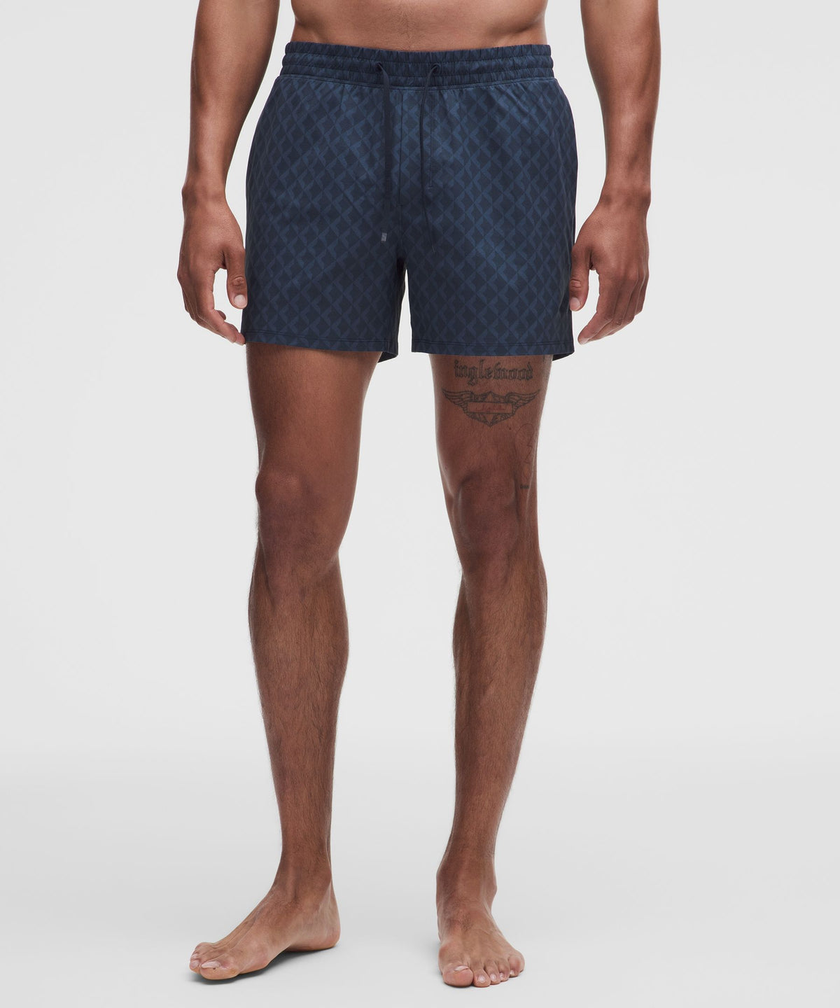 Square Diamond Screen Navy Multi
