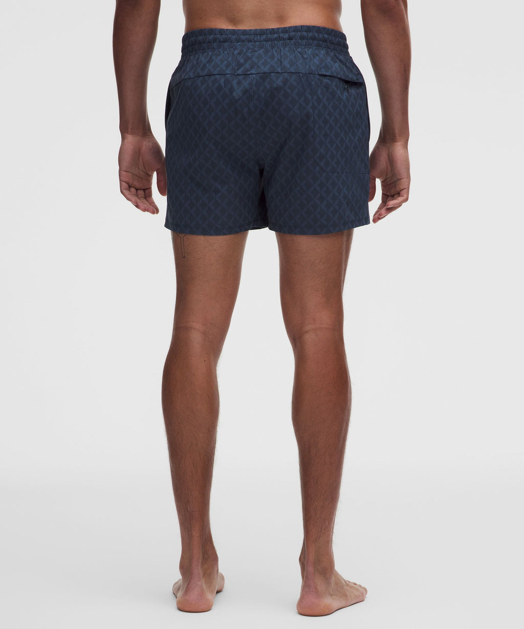 Square Diamond Screen Navy Multi