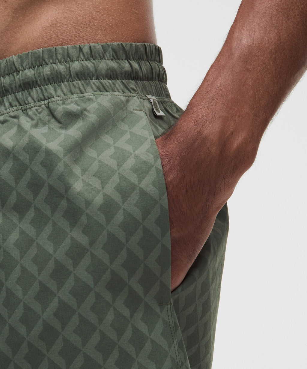 Square Diamond Screen Green Multi