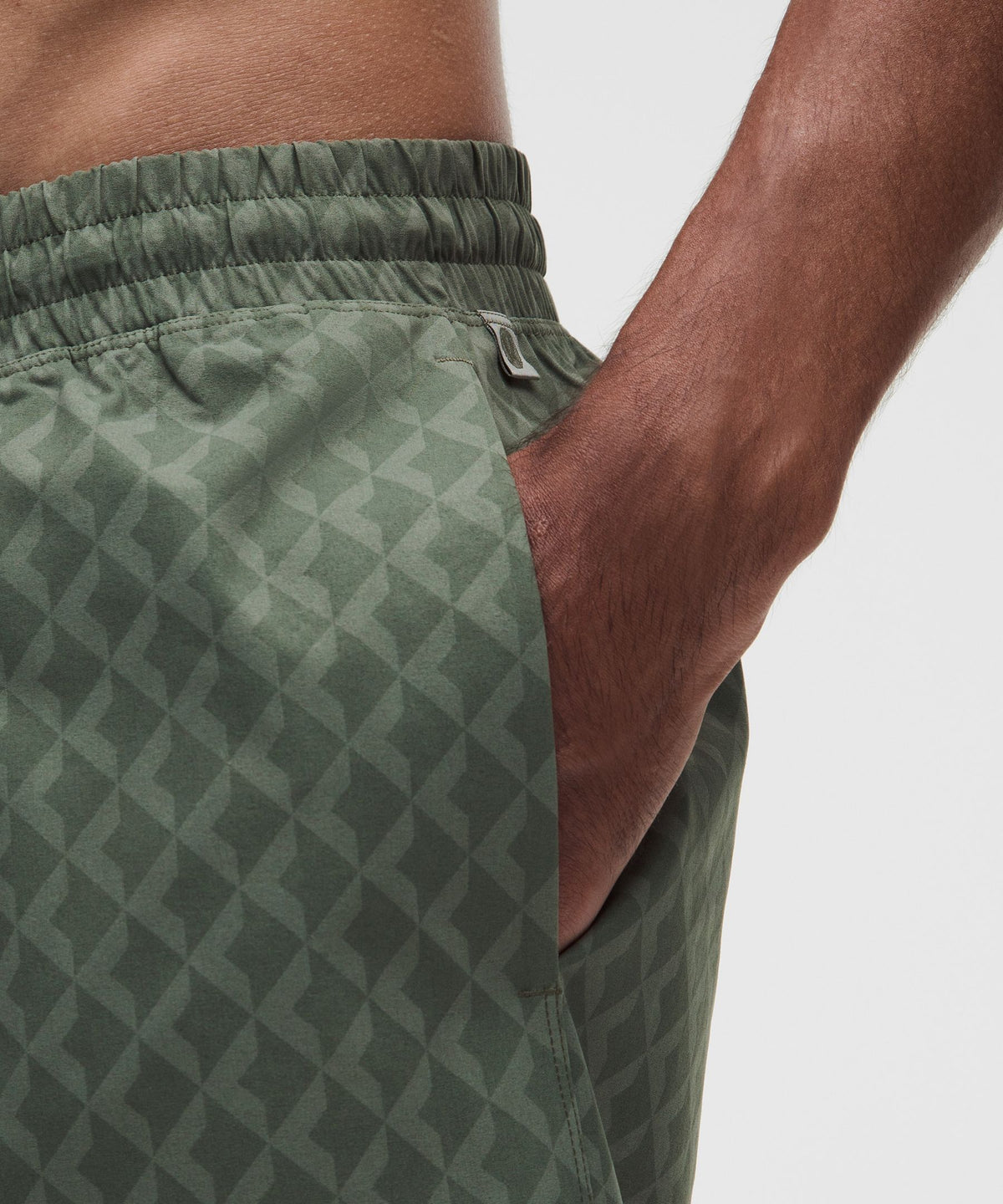 Square Diamond Screen Green Multi