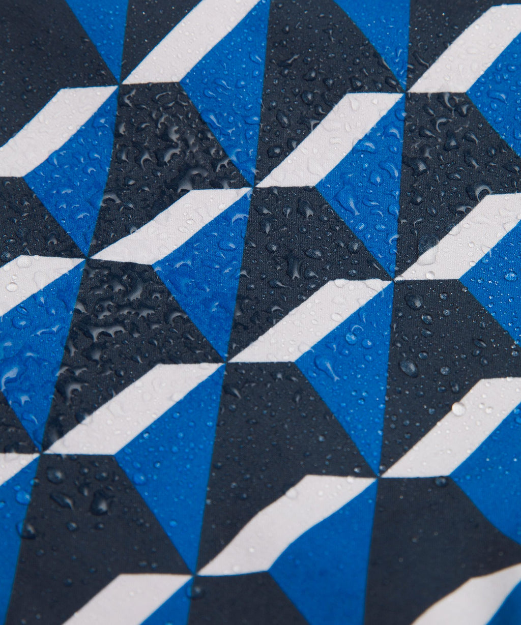 3D Geo Mini Blue Multi