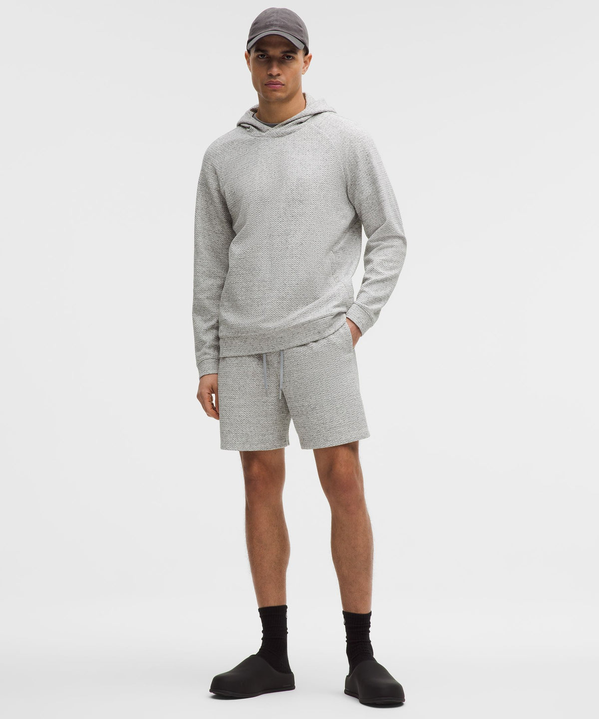Heathered Melody Light Grey/Black