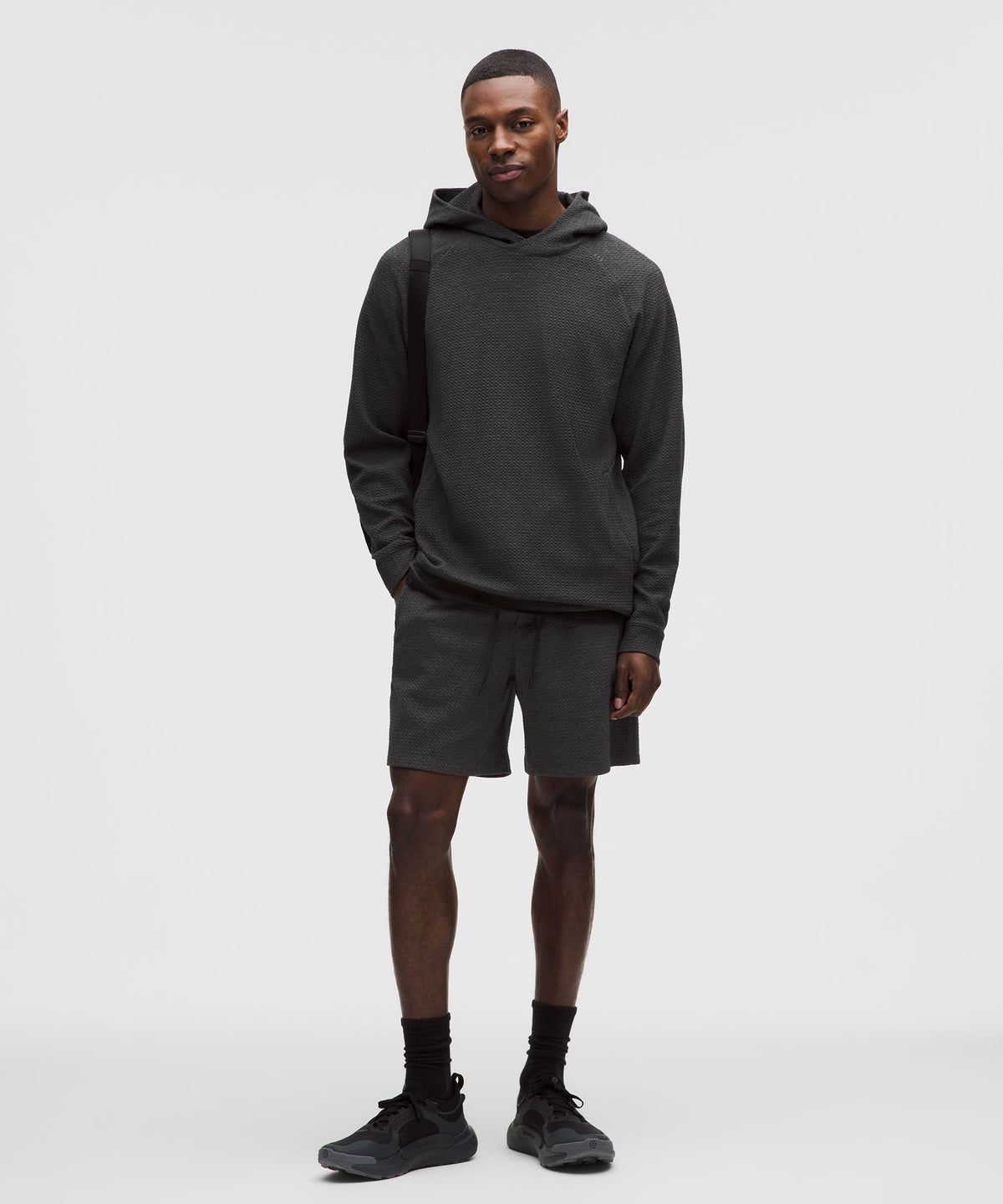 Heathered Black/Black