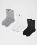 White/Heathered Core Light Grey/Black