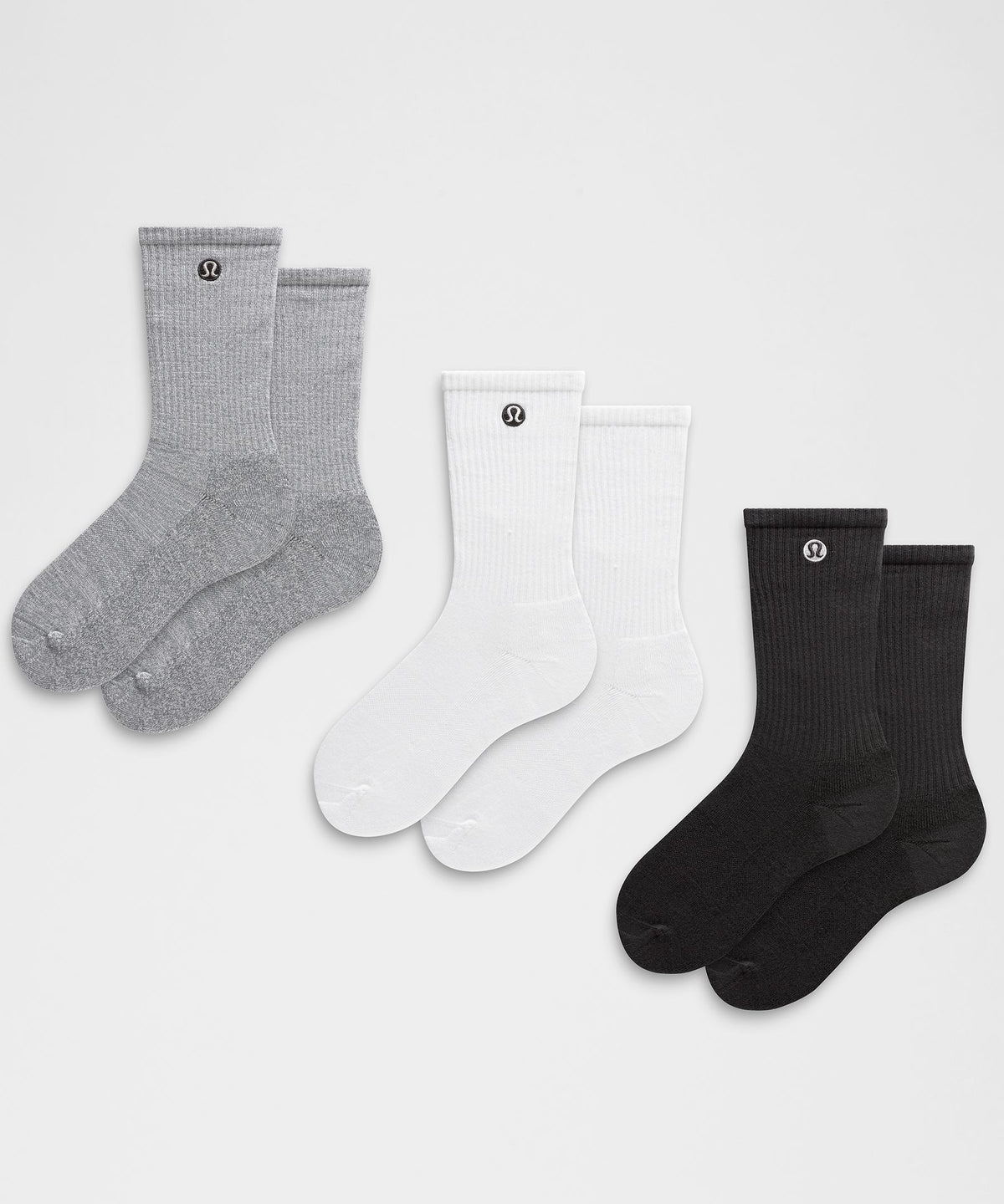 White/Heathered Core Light Grey/Black