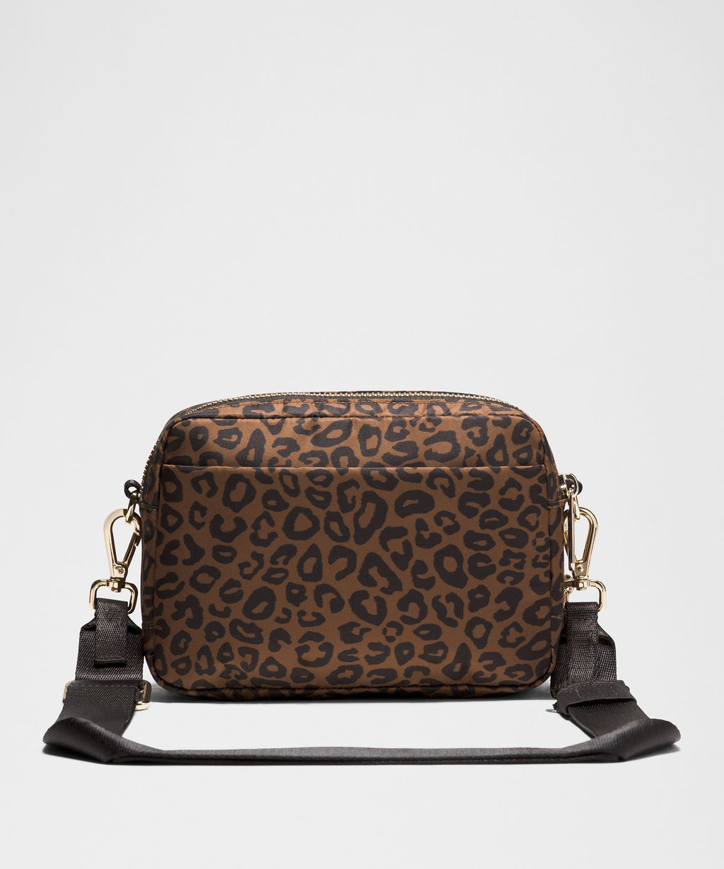 Leopardo Shift Midi Desert Khaki Multi/Night Brown/Gold
