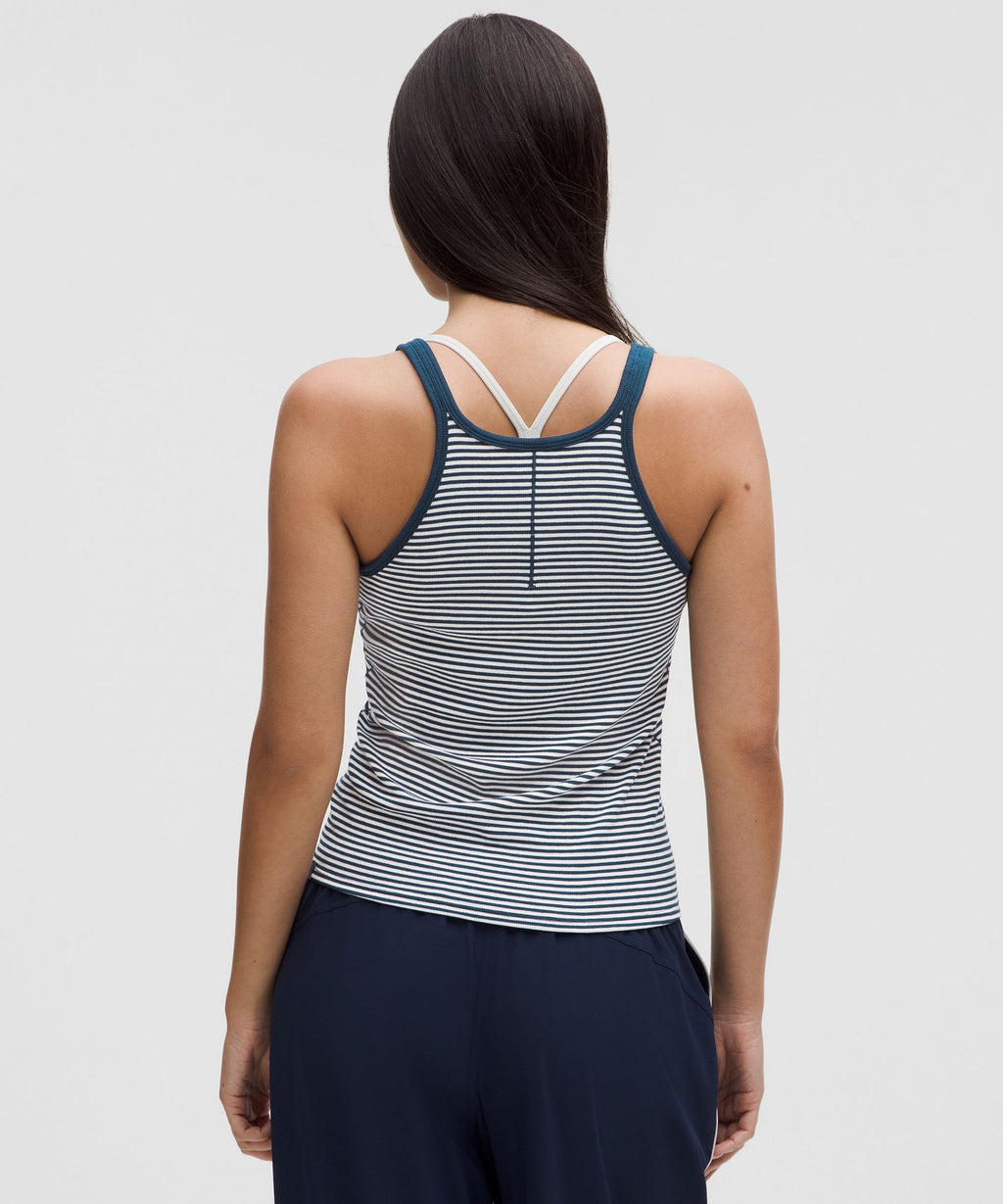 Minute Stripe White Club Blue