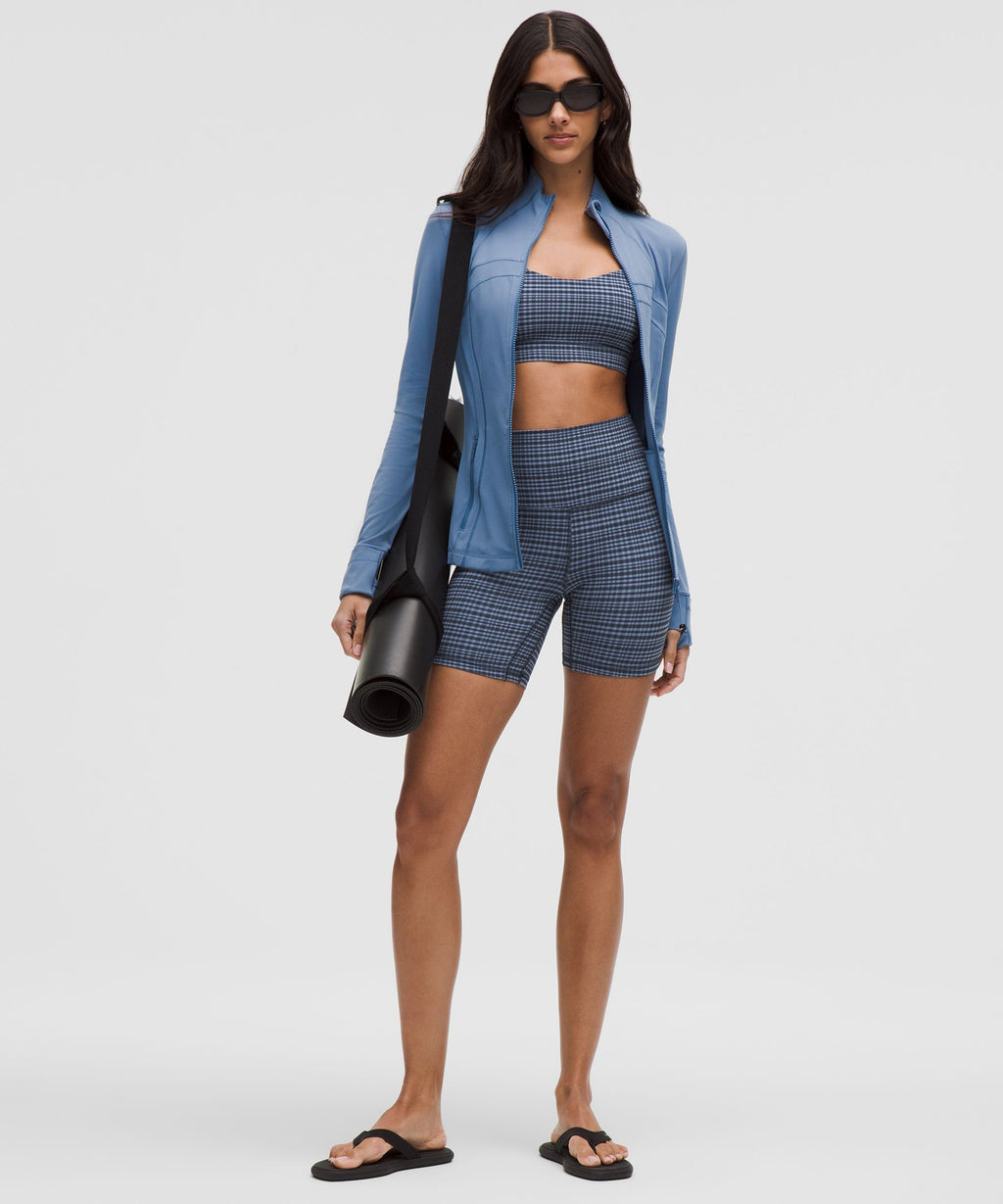 Glow Grid Washed Denim Multi
