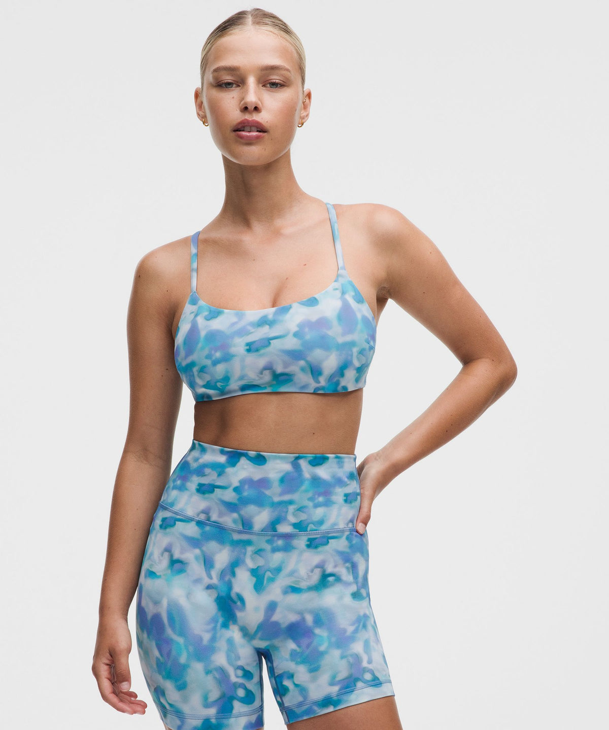 Floral Glow Midi Blue Multi