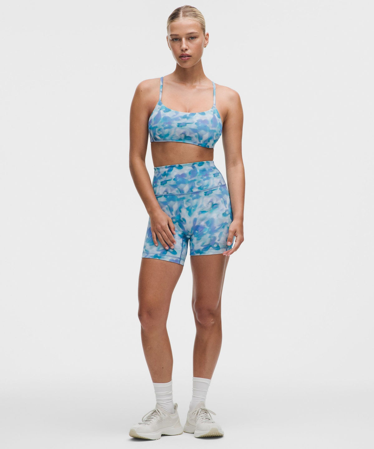Floral Glow Midi Blue Multi