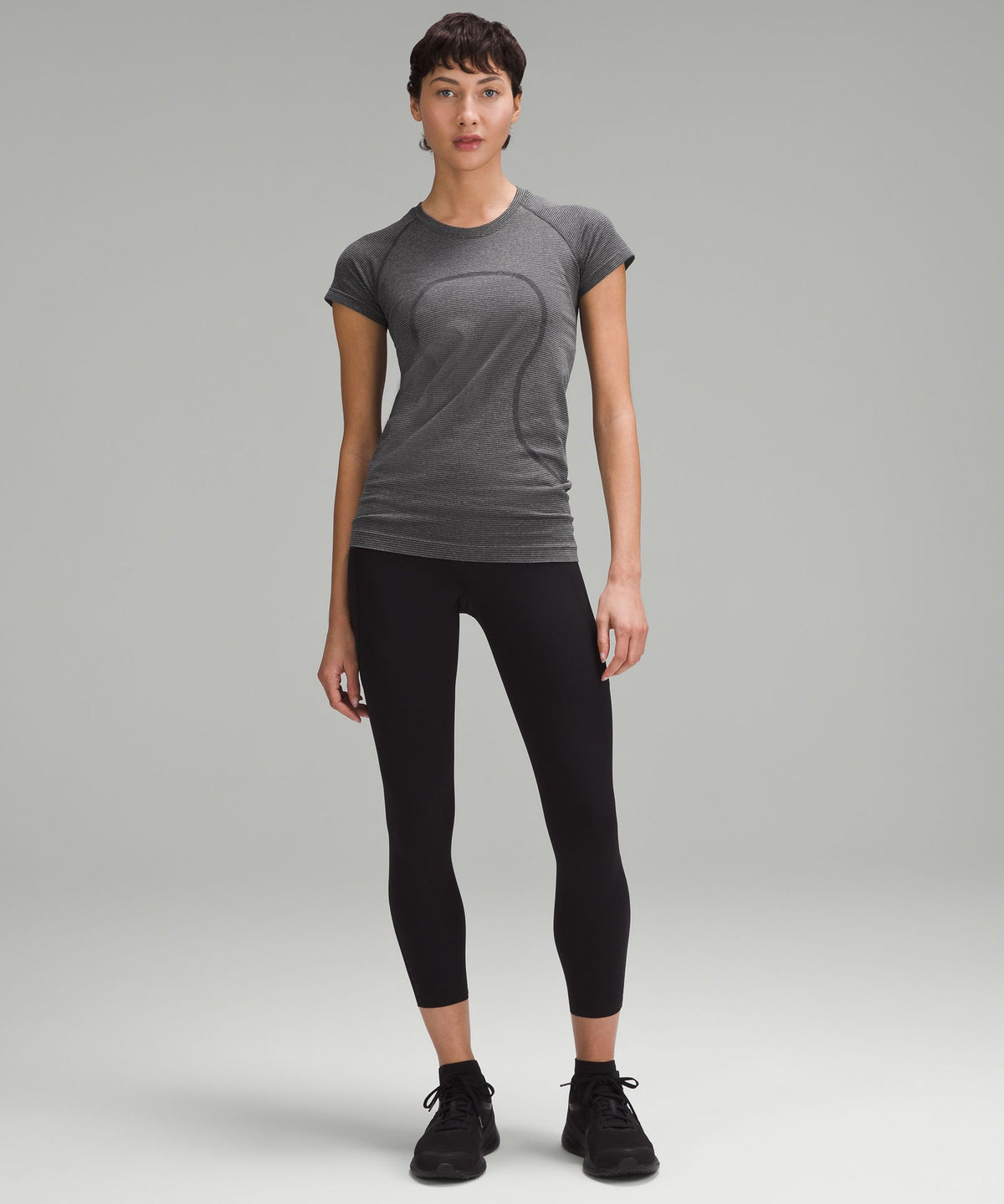 Spandex Stripe Black/White