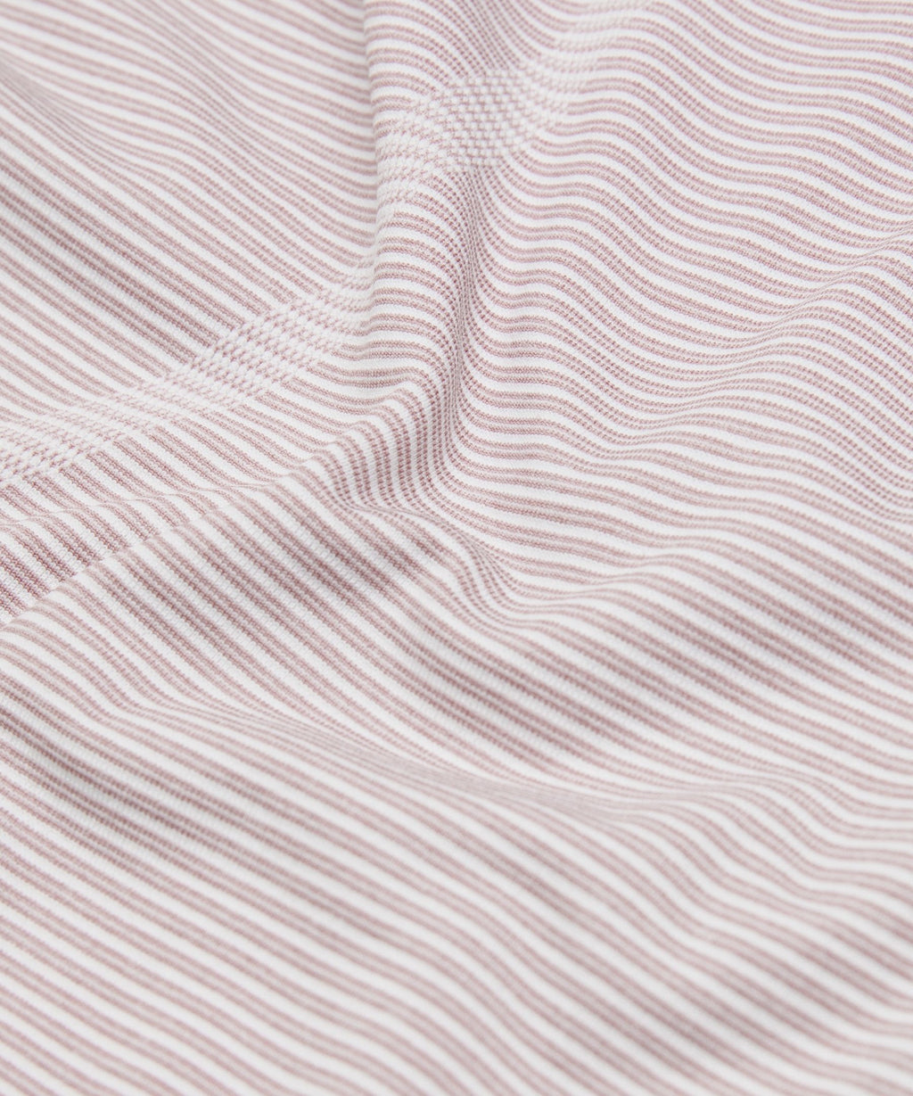 Spandex Stripe Blissful Pink/Red Clay