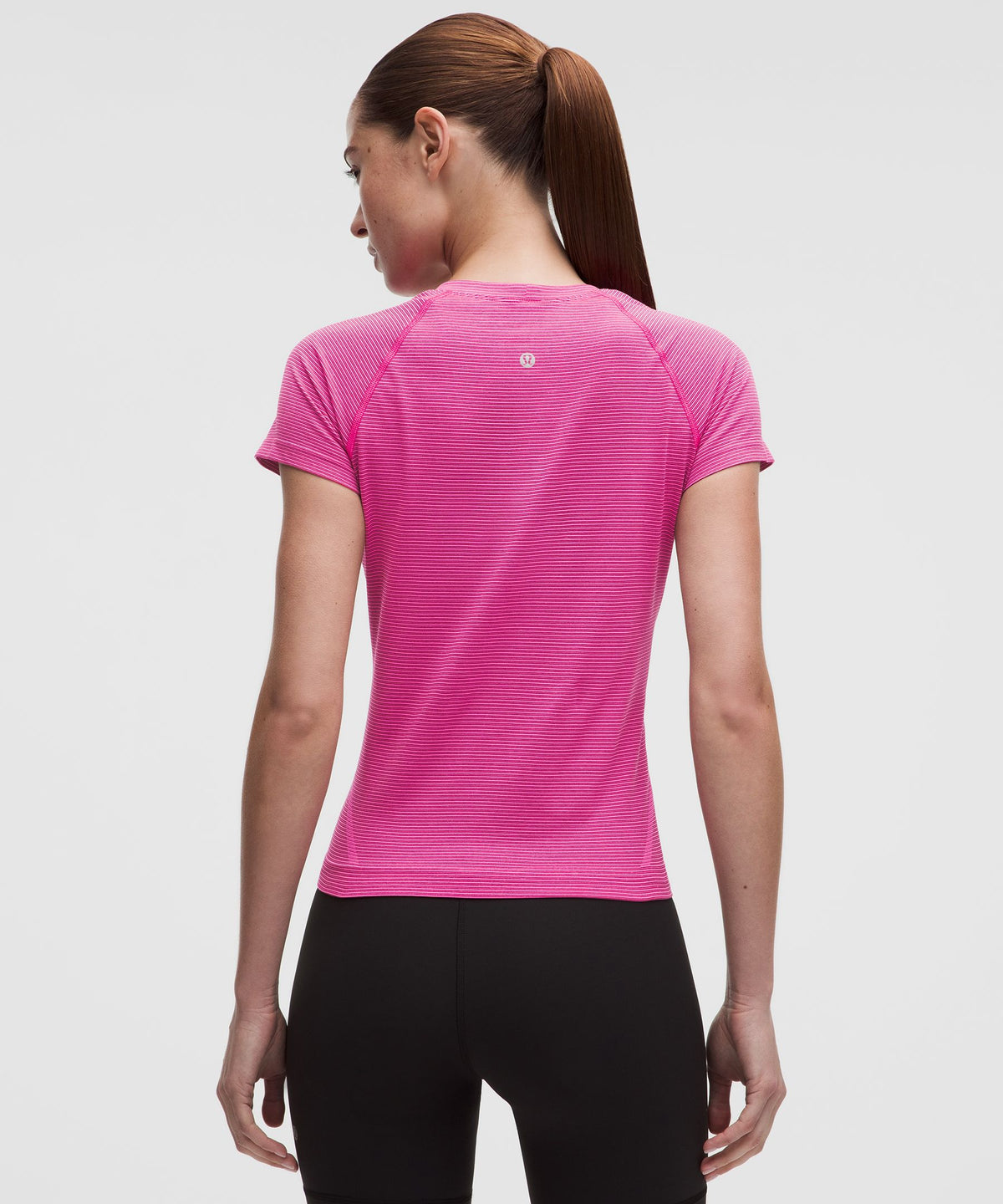 Spandex Stripe Flamingo Fun/Raspberry Rave