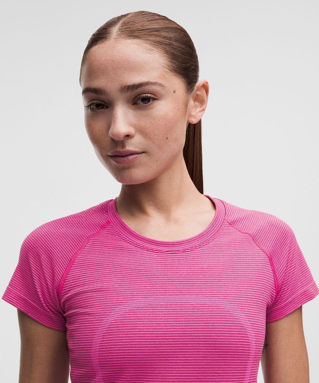 Spandex Stripe Flamingo Fun/Raspberry Rave