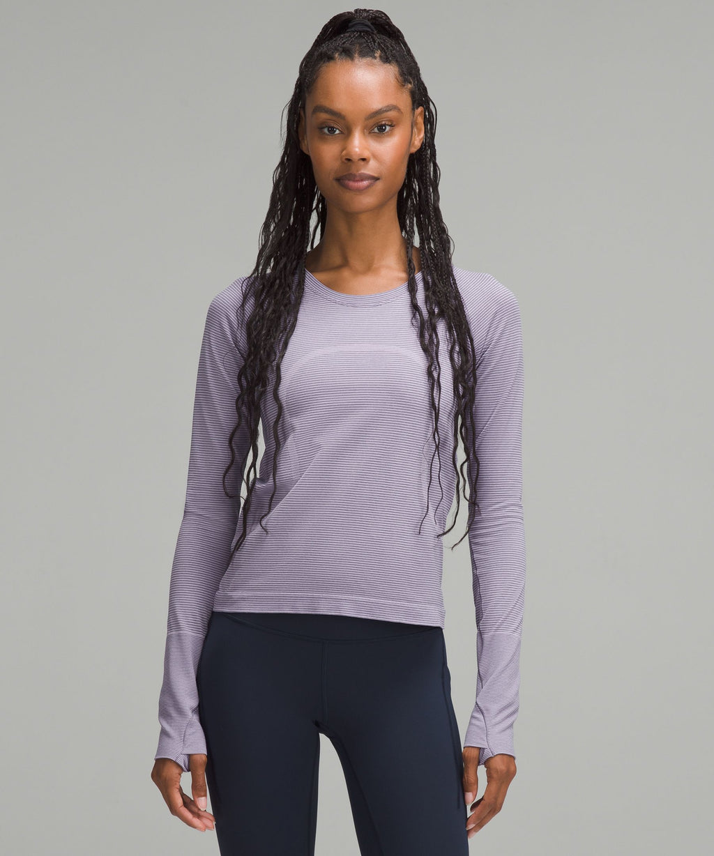 Spandex Stripe Lilac Ether/Nightfall