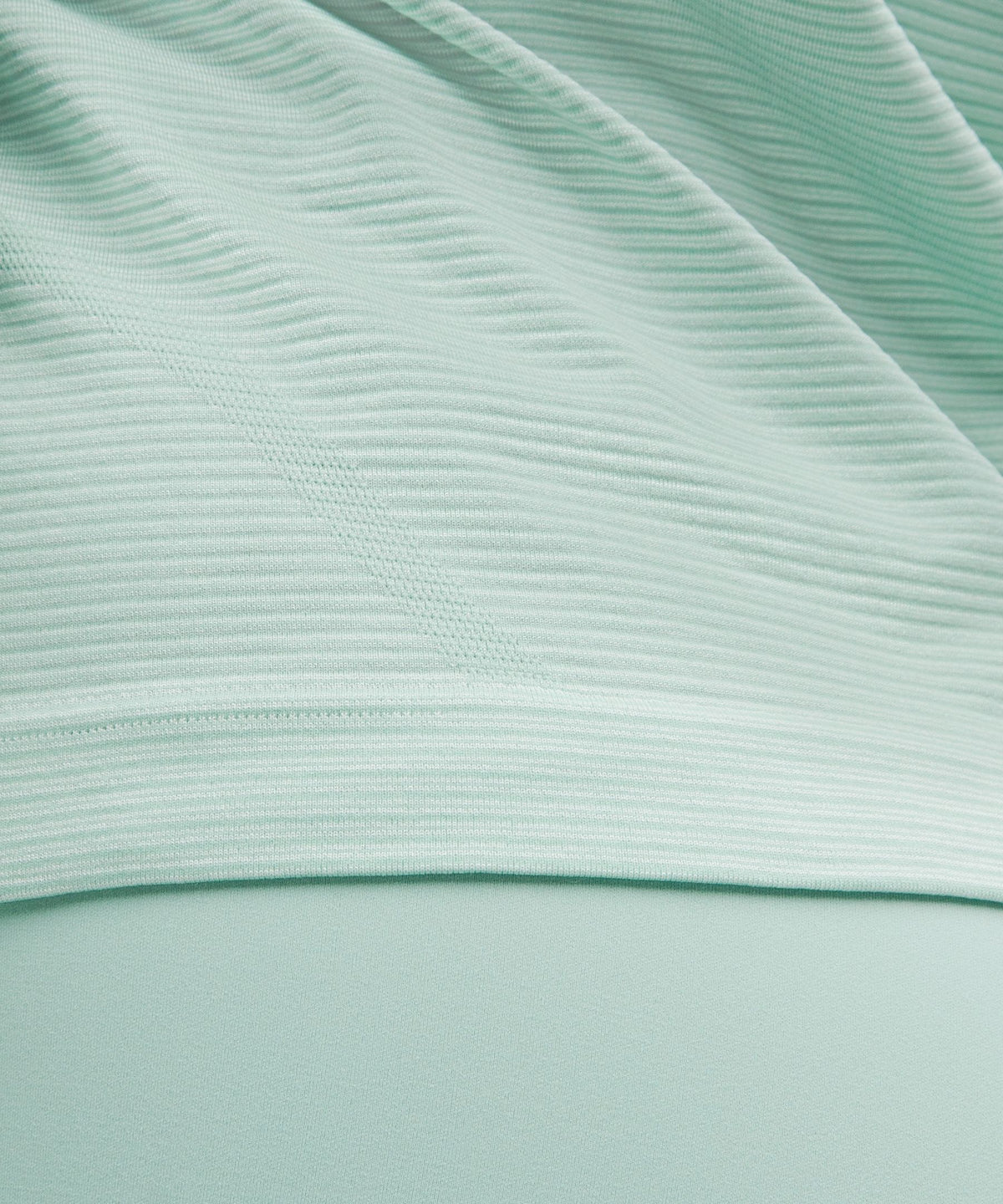 Spandex Stripe Sea Water/White