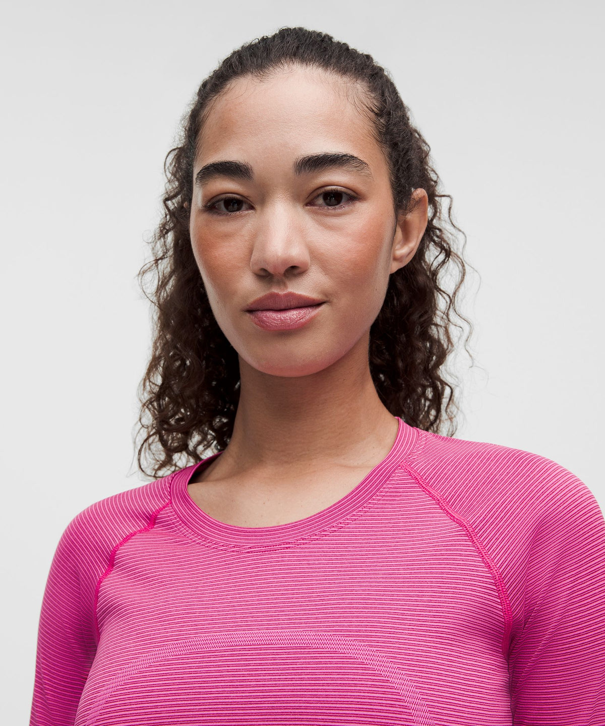 Spandex Stripe Flamingo Fun/Raspberry Rave