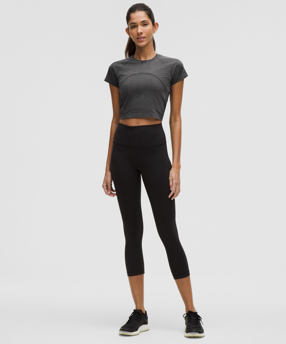 Spandex Stripe Black/White