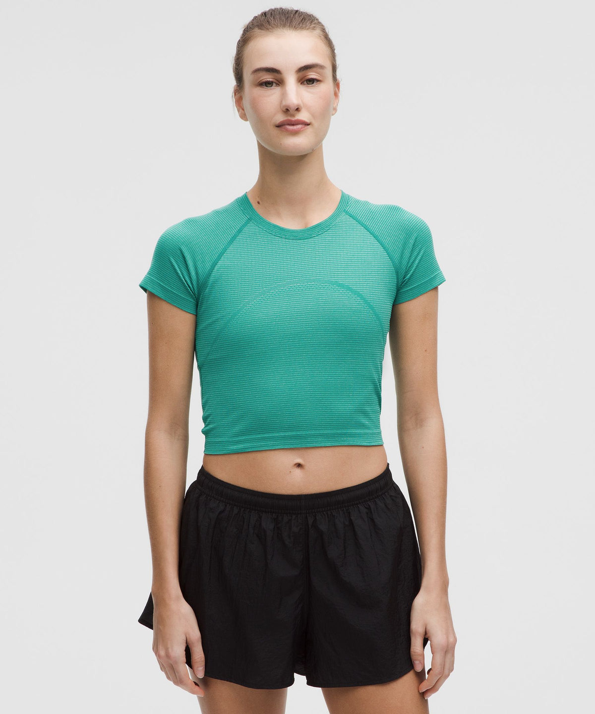 Spandex Stripe Sonic Teal/Mint Breeze