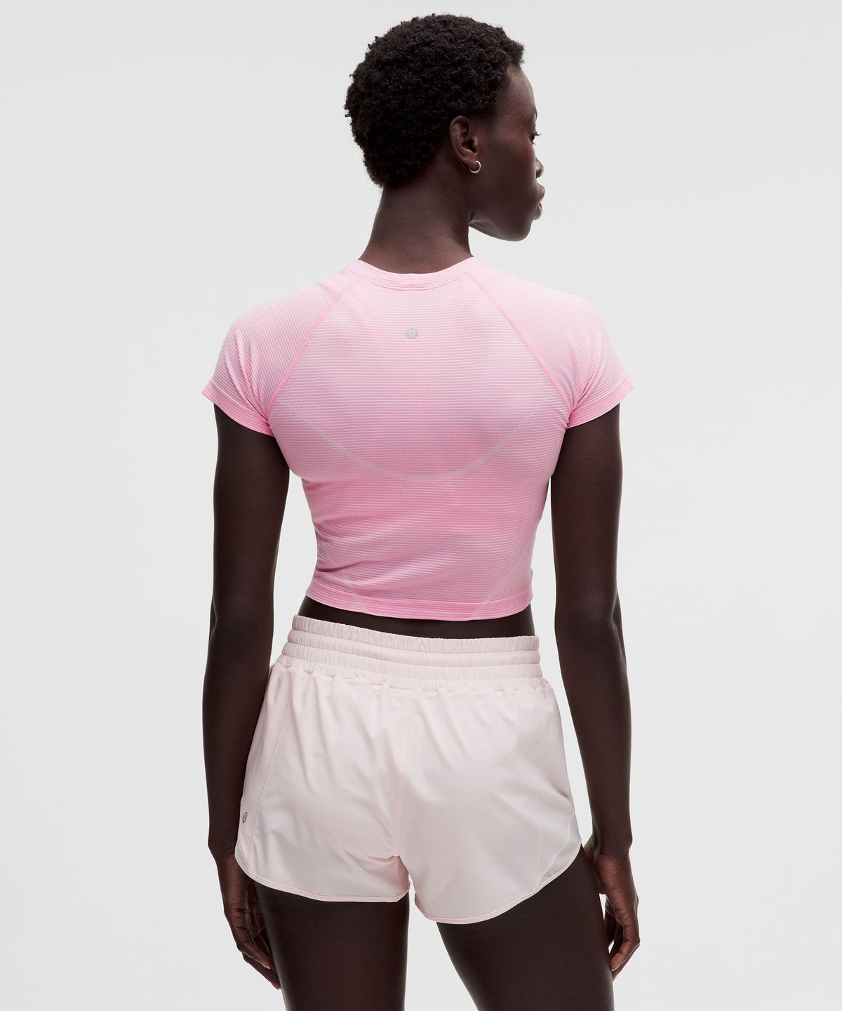 Spandex Stripe Pink Pearl/Candy Cloud