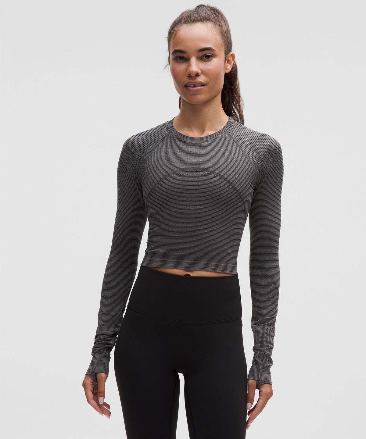 Spandex Stripe Nightmoth/Light Ivory