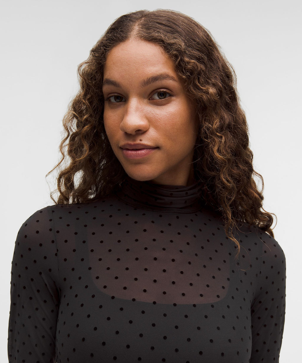Polka Flock Black