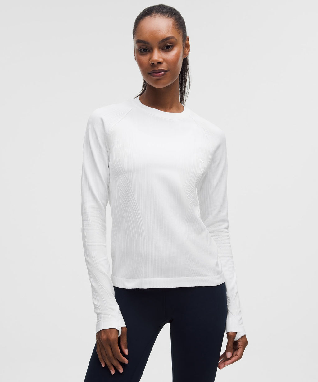 Contour Variegated Rib White