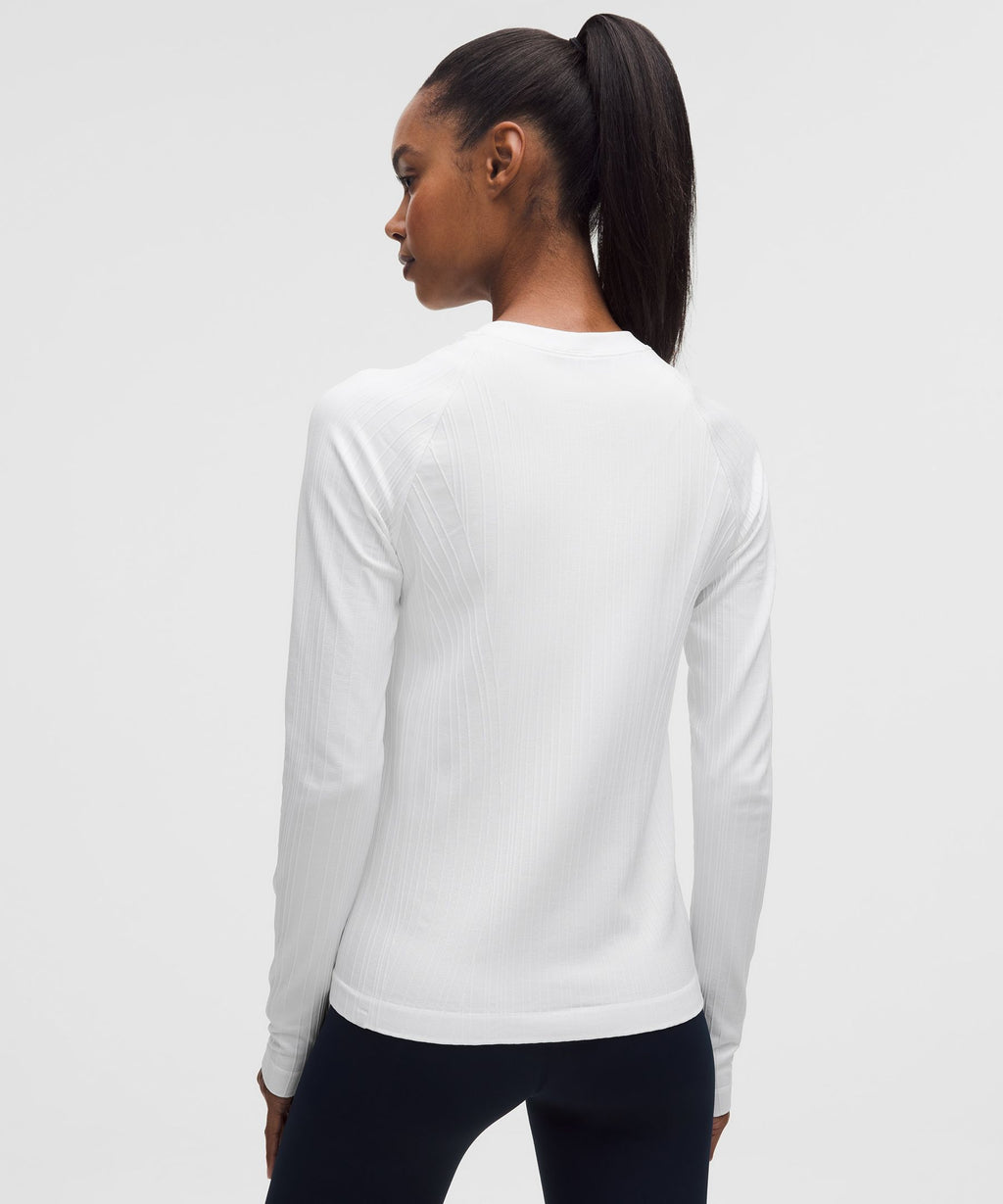 Contour Variegated Rib White