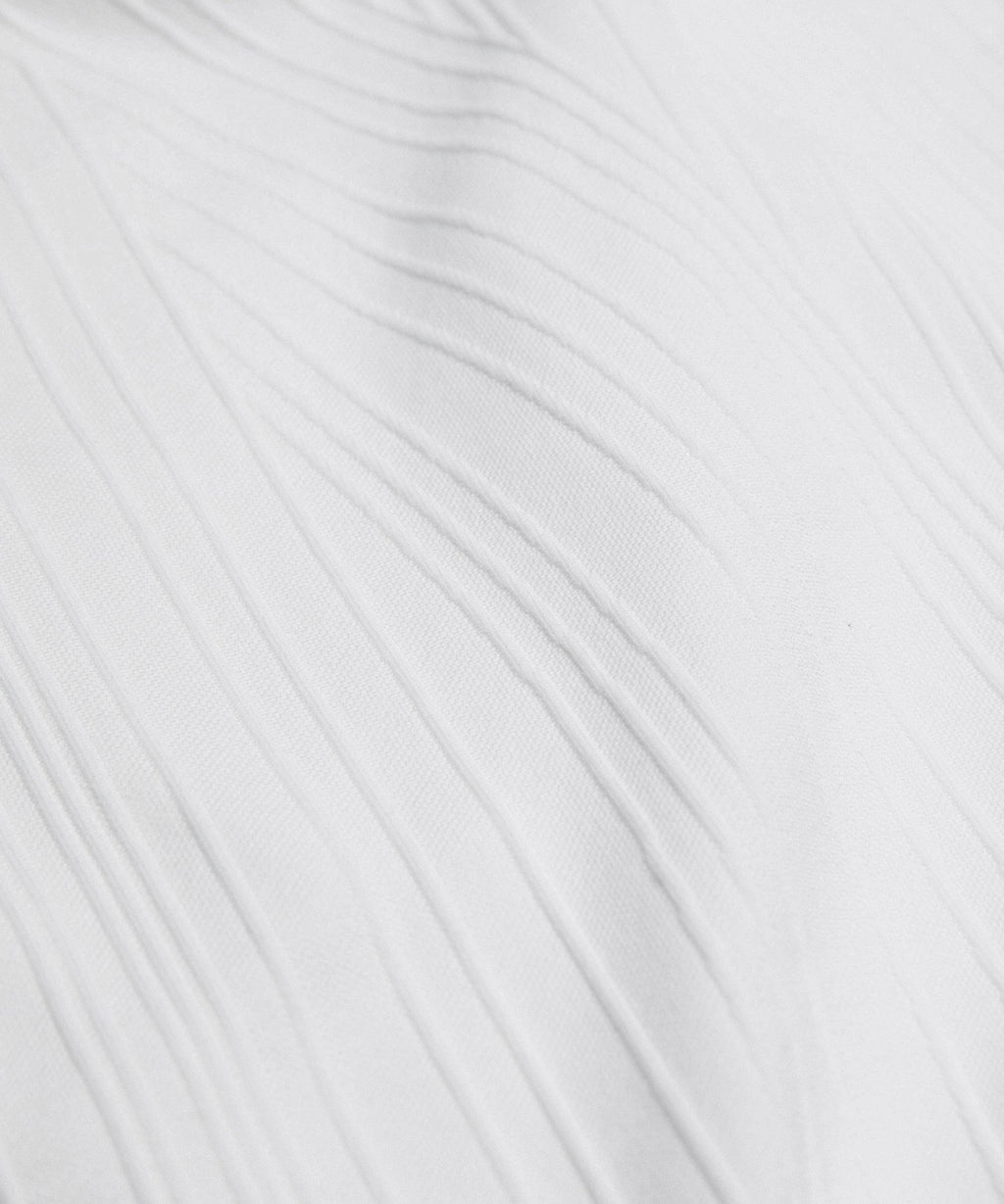Contour Variegated Rib White