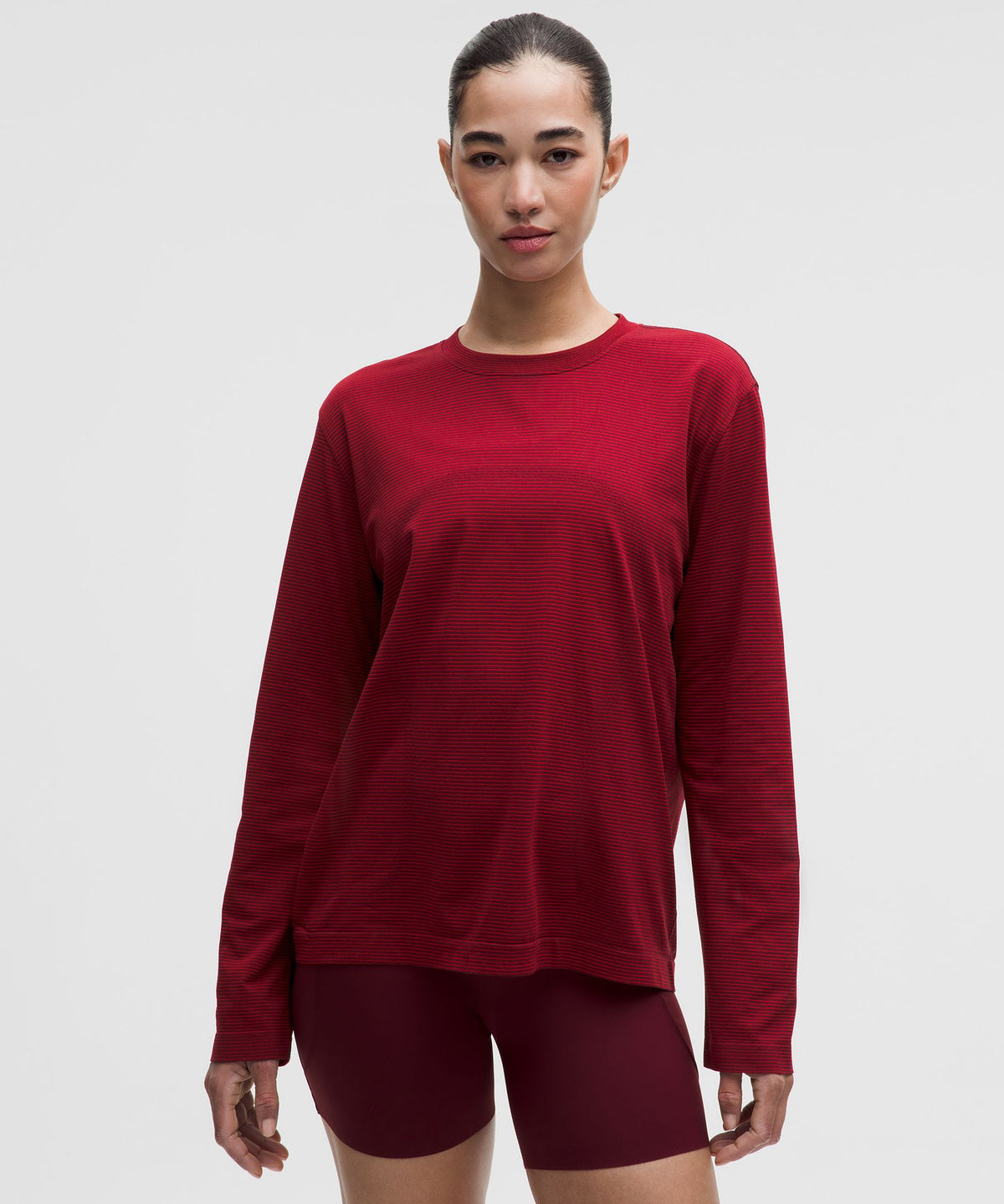 Tempo Stripe Burgundy Bay/Oxford Red