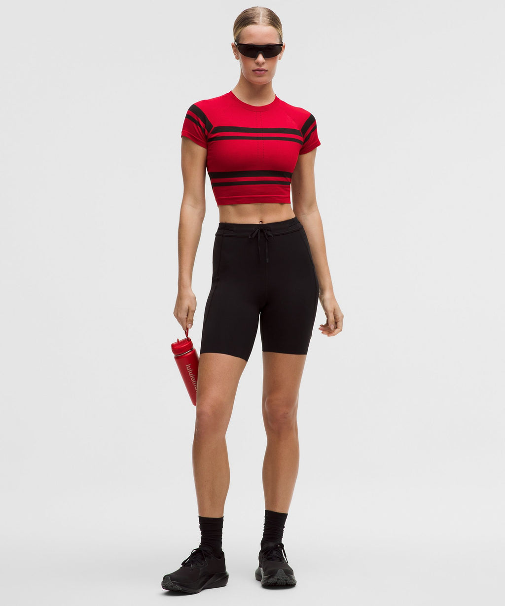 League Stripe Oxford Red/Black